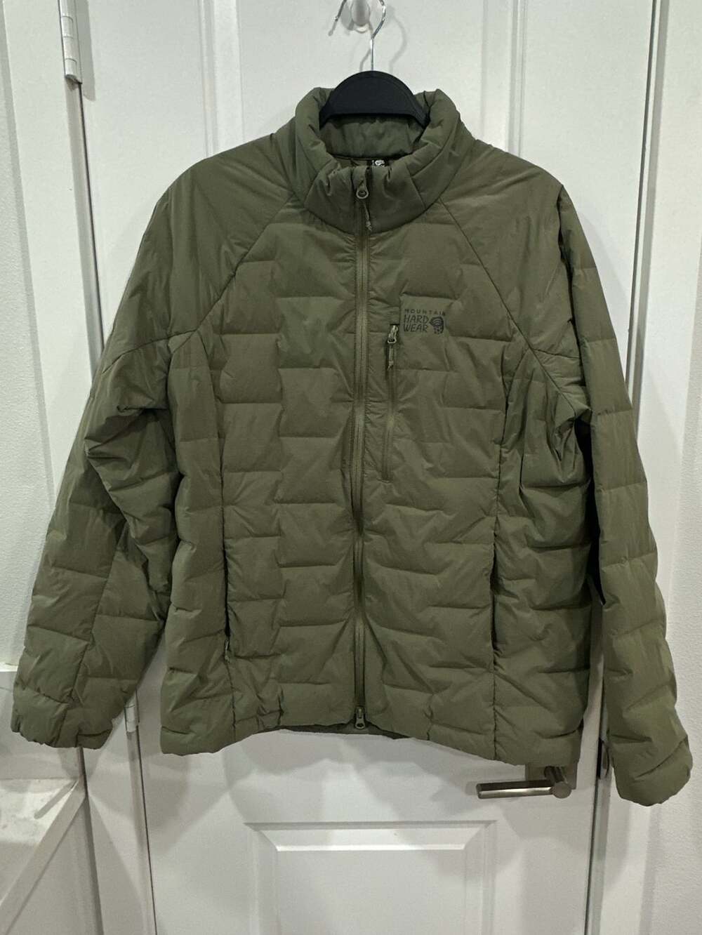 Mountain Hardwear Women's Green Quilted Down Puffer Jacket